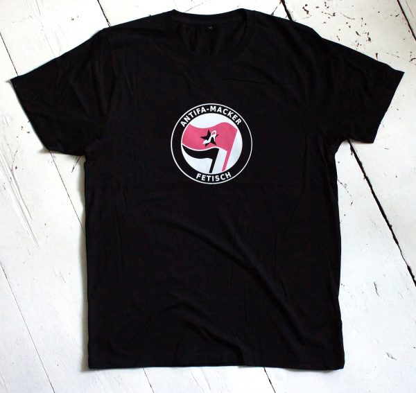 "Antifa-Macker-Fetisch" - Shirt (großes Logo) – Bild 2