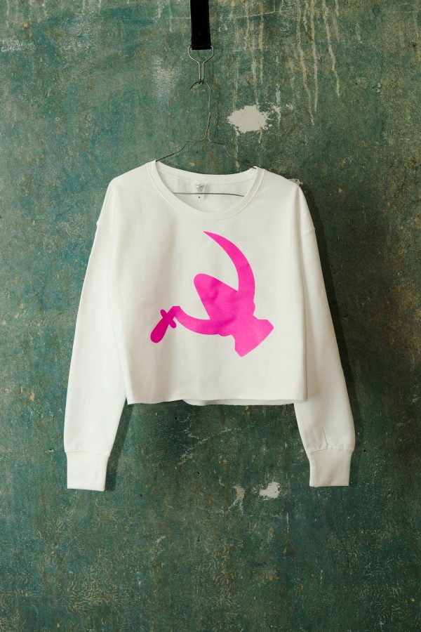 "Buttplug und Sichel" Soli-Crop-Top – Bild 2
