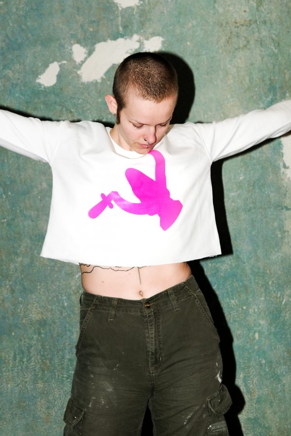 "Buttplug und Sichel" Soli-Crop-Top – Bild 5