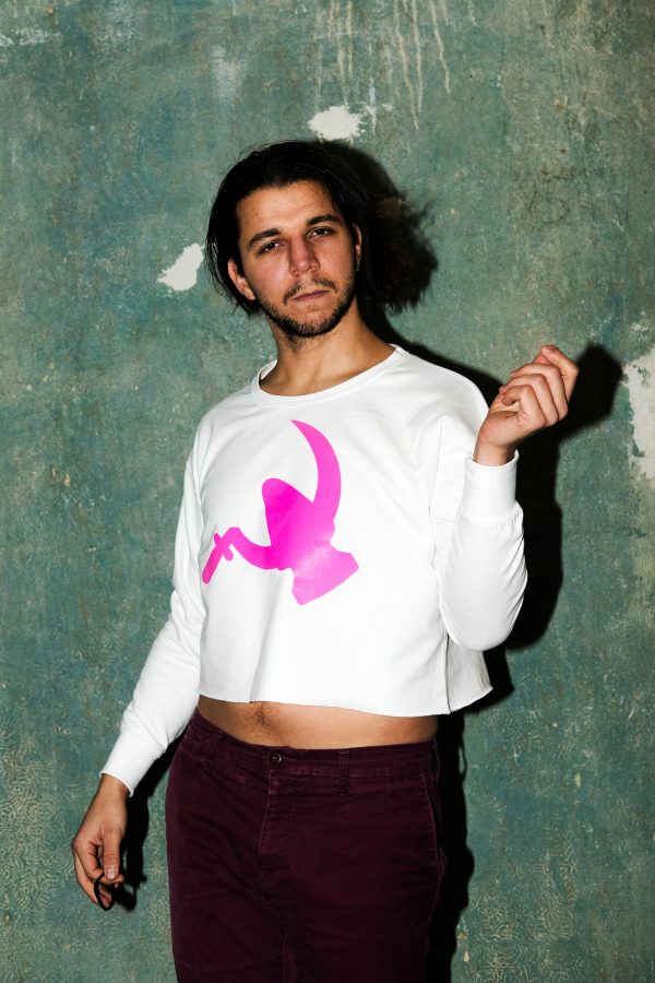 "Buttplug und Sichel" Soli-Crop-Top – Bild 4