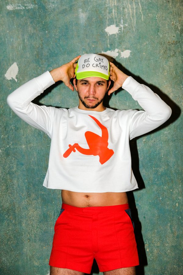 "Buttplug und Sichel" Soli-Crop-Top – Bild 6